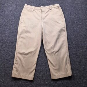 Adidas Skateboarding Chino Pants Mens 34 Tan Khaki Straight Leg Streetwear Skate